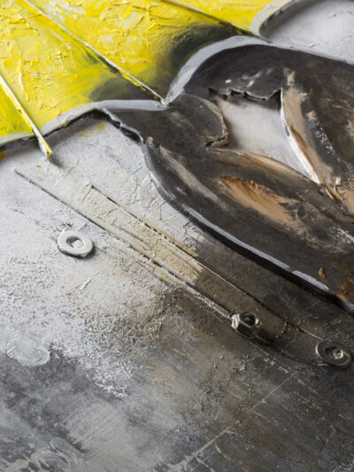 Maal "Yellow umbrella" 90x120cm - Image 2