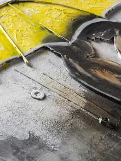 Maal "Yellow umbrella" 90x120cm - Image 5