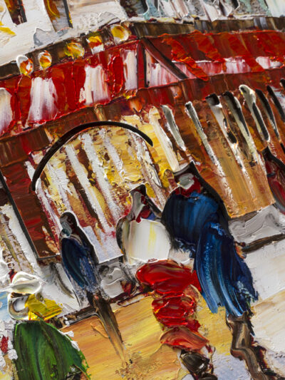 Maal "Colored city" 90x60cm - Image 2