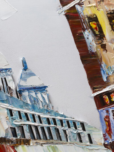 Maal "Colored city" 90x60cm - Image 5