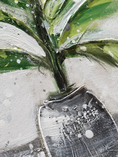 Maal "Green plant" 30x30cm - Image 2