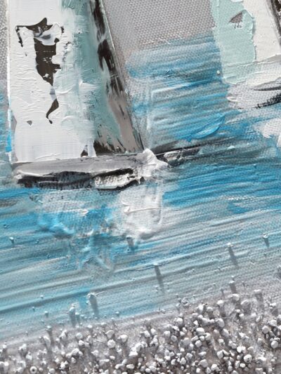 Maal "Sailboats" 30x30cm - Image 2