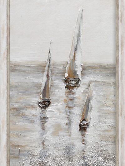 Maal "Sailboats" 30x90cm - Image 6