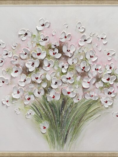 Maal "Flowers" 60x60cm - Image 5