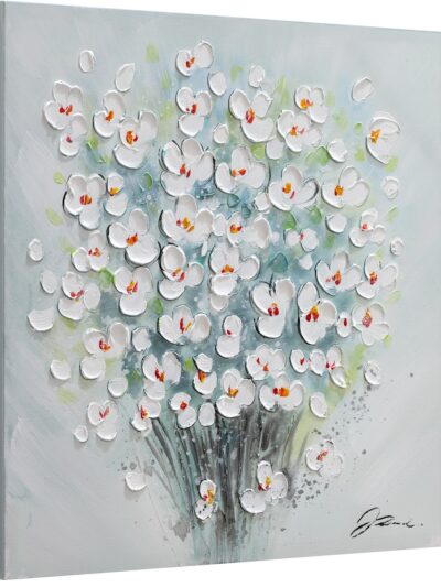 Maal "Flowers" 60x60cm - Image 3