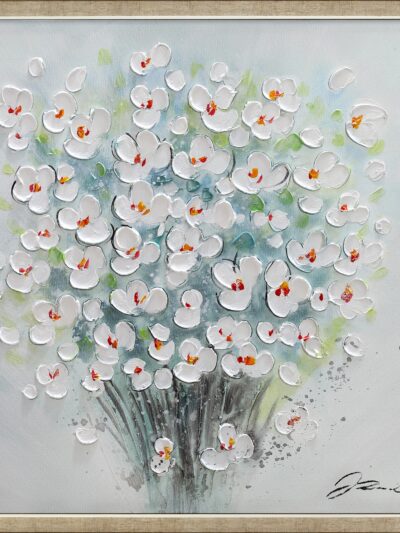 Maal "Flowers" 60x60cm - Image 5