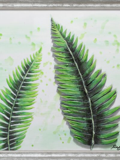 Maal "Green leaves" 60x60cm - Image 6