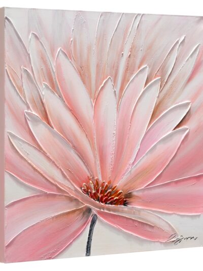 Maal "Pink flower" 60x60cm - Image 4