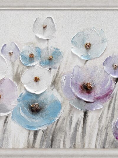 Maal "White flowers" 60x120cm - Image 6