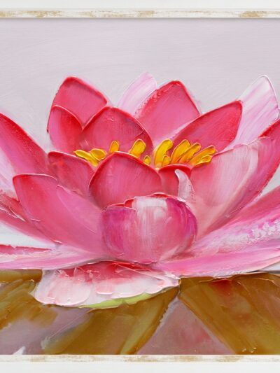 Maal "Pink flower" 60x120cm - Image 6