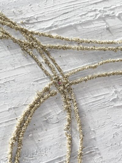 Maal "Silver circles" 60x120cm - Image 2