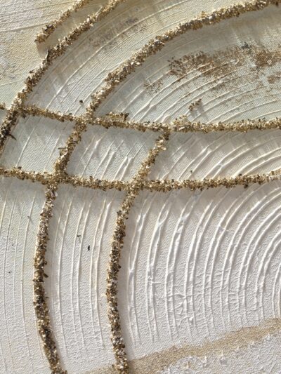 Maal "Golden circles" 100x100cm - Image 5