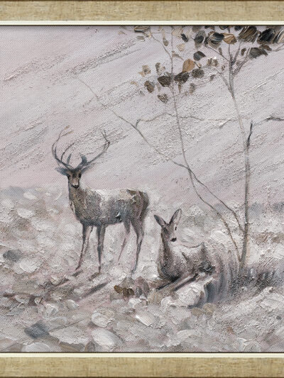 Maal "Deer" 30x30cm - Image 2